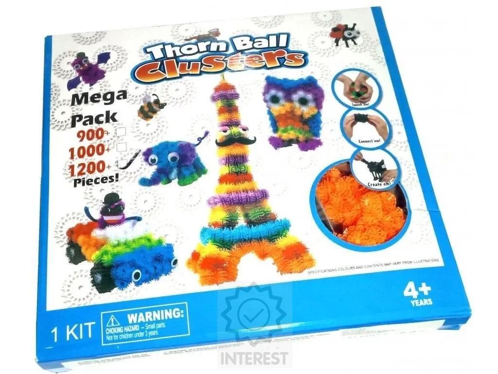 Bunchems - Kreativní stavebnice Mega Pack, 1200 ks - (K119165)