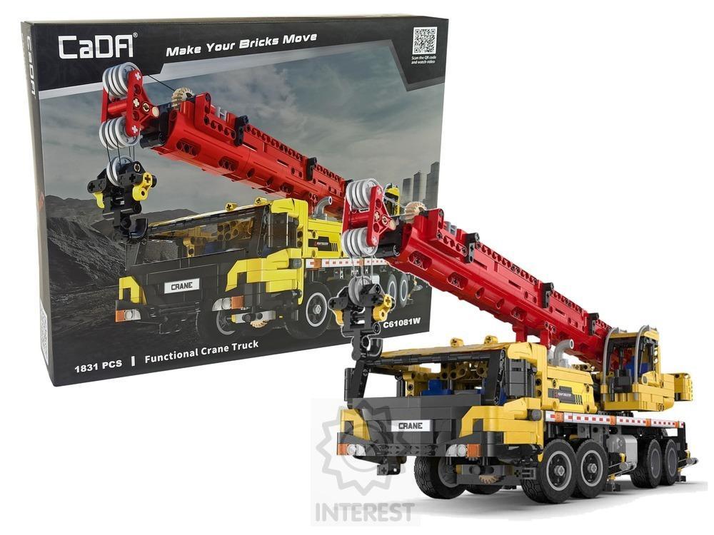 Stavebnice R/C CADA stavební jeřáb 1831 dílků 61 cm - (K134329)