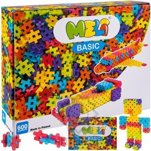 Jedinečné stavební bloky Meli Basic 600 dílů ELEMENTS - (K134218)