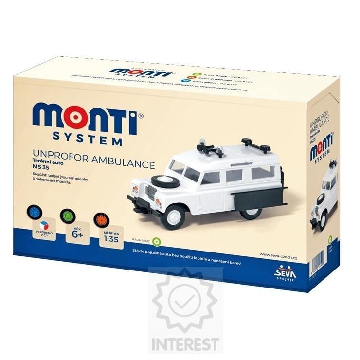 Stavebnice Monti System MS 35 - Terénní ambulance.