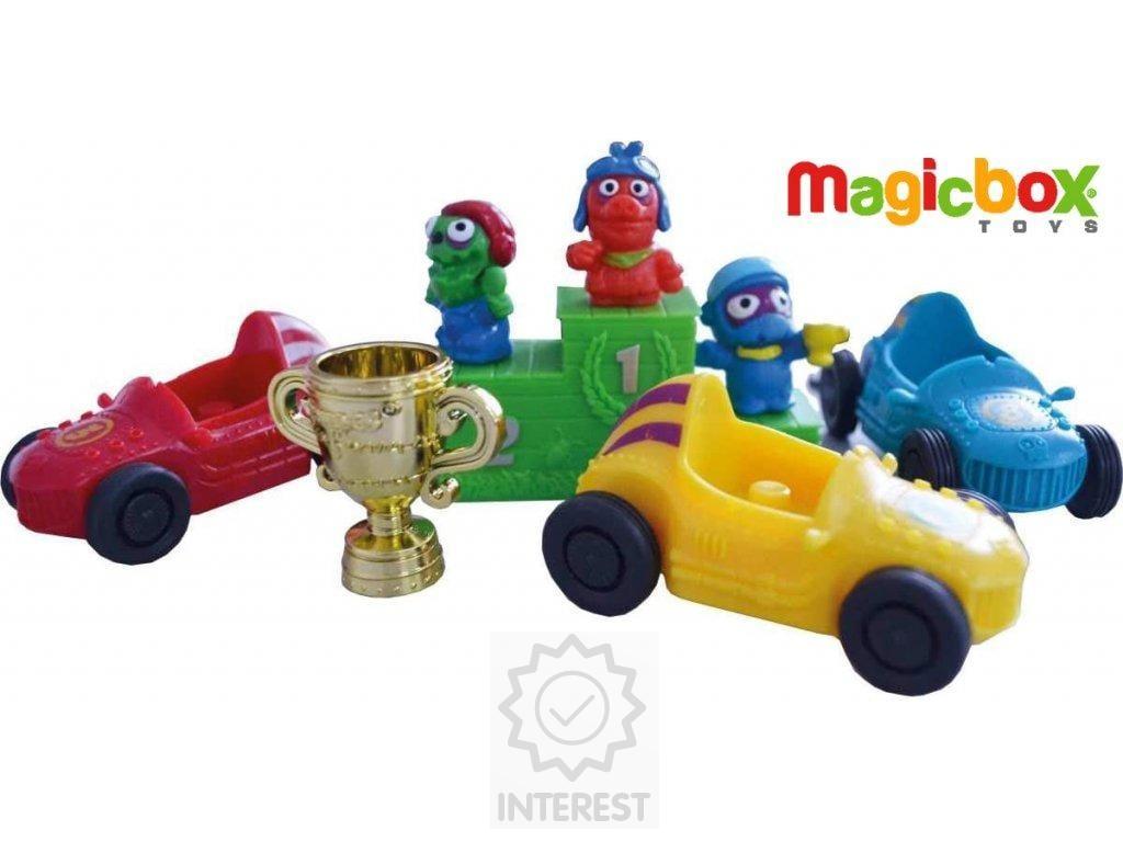 Set autíček Zomlings race.