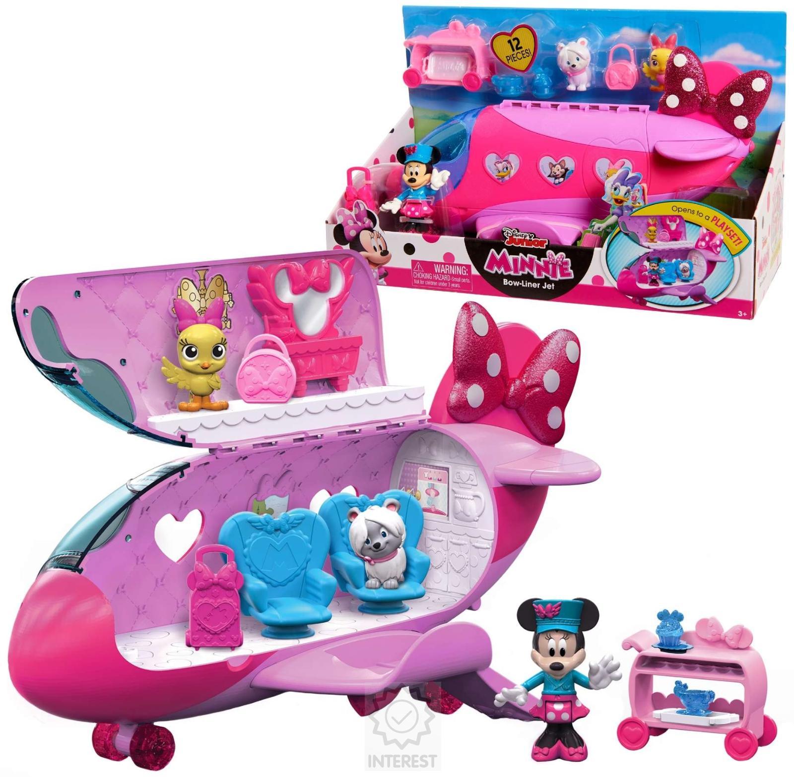 Minnie mouse + tryskové letadlo a příslušenství - (K134346)