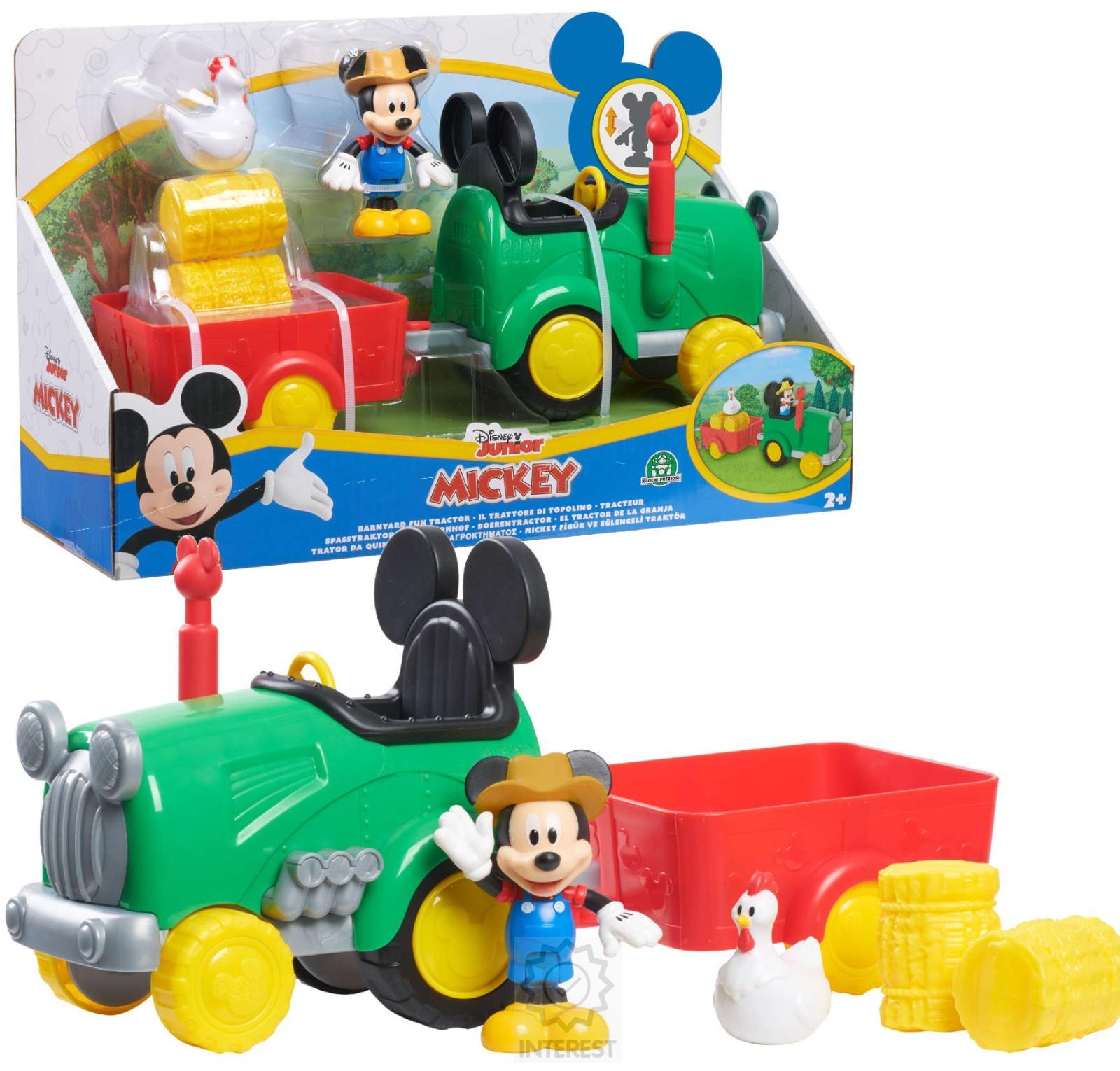 Mickey Mouse s traktorem a příslušenstvím - (K134347)