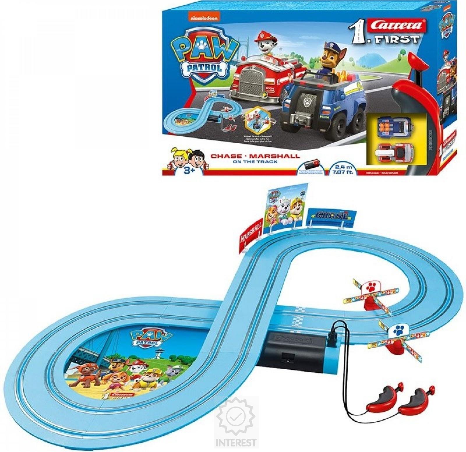 Autodráha FIRST - PAW Patrol Chase a Marshall On the track - (K124304)