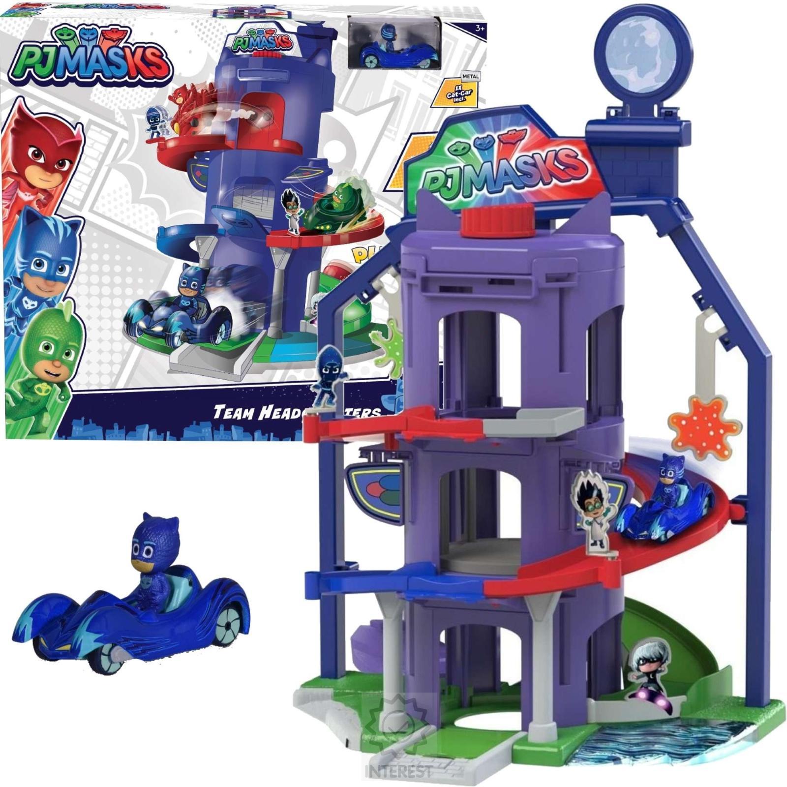 Dickie Toys PJ Masks Velitelství týmu velká základní skluzavka.