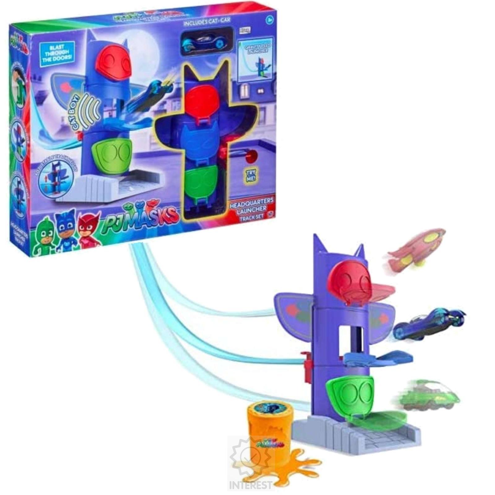 Sada PJ Masks Headquarters se skokovou podložkou a vozidlem