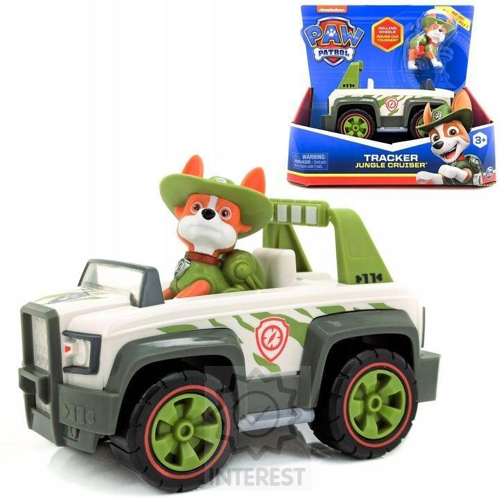 Paw Patrol Tlapková Patrola - vozidlo s figurkou - Tracker Jeep.