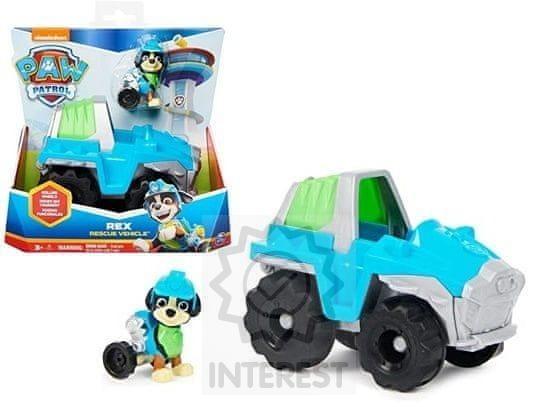 Tlapková Patrola Paw Patrol Dino Rescue - základní vozidlo s figurkou.