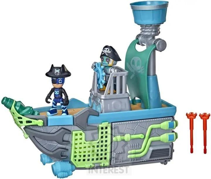 Hasbro PJ Masks Pyžamasky Pirátská loď herní set + 2 figurky.
