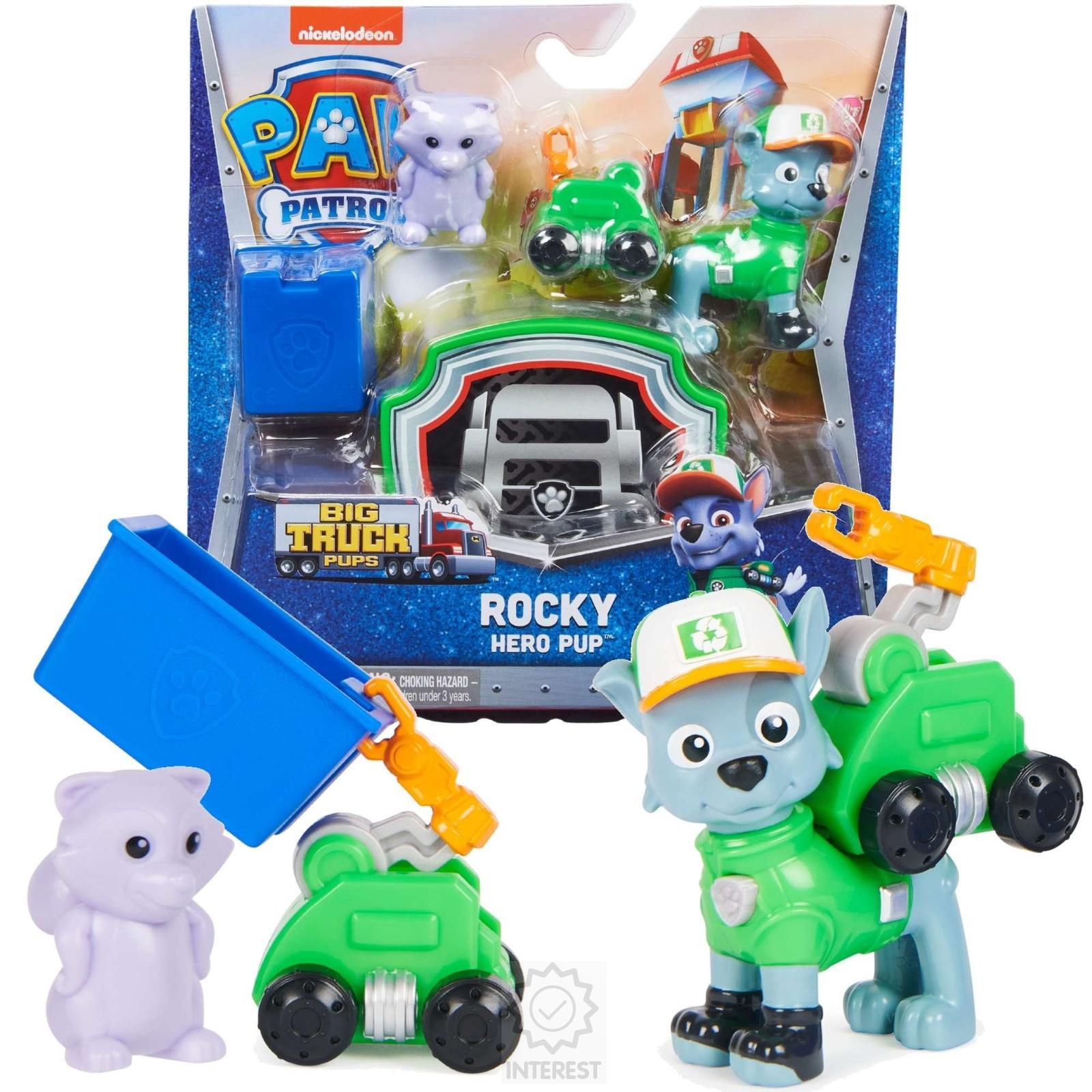 Tlapková Patrola big trucks figurky s doplňky - Rocky.