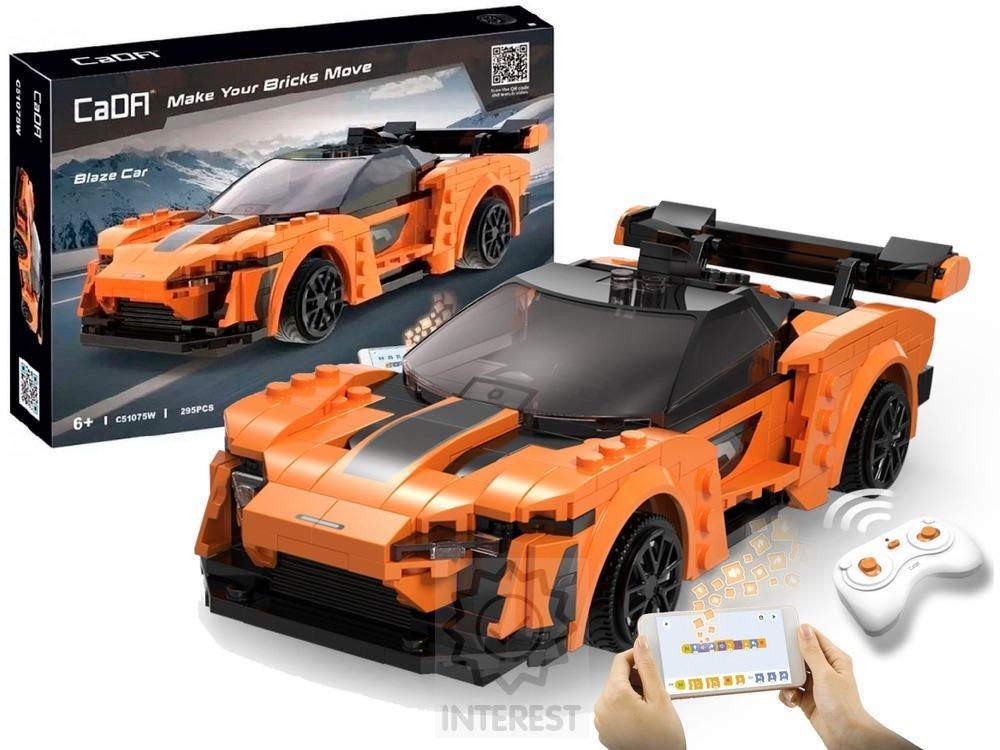Stavebnice R/C CADA sportovní auto 295 dílků na dálkové - (K134340).