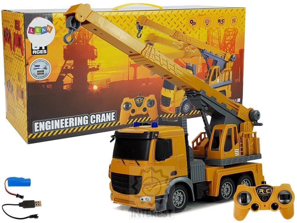 Jeřáb auto na dálkové ovládání R/C. 