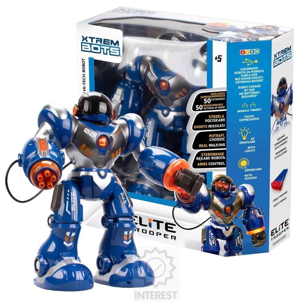 Robot elite trooper, světelné a zvukové programování - (K72095).