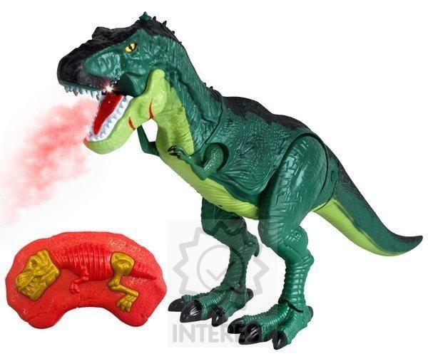 Dálkově ovládaný dinosaurus chrlící oheň - (K1276)