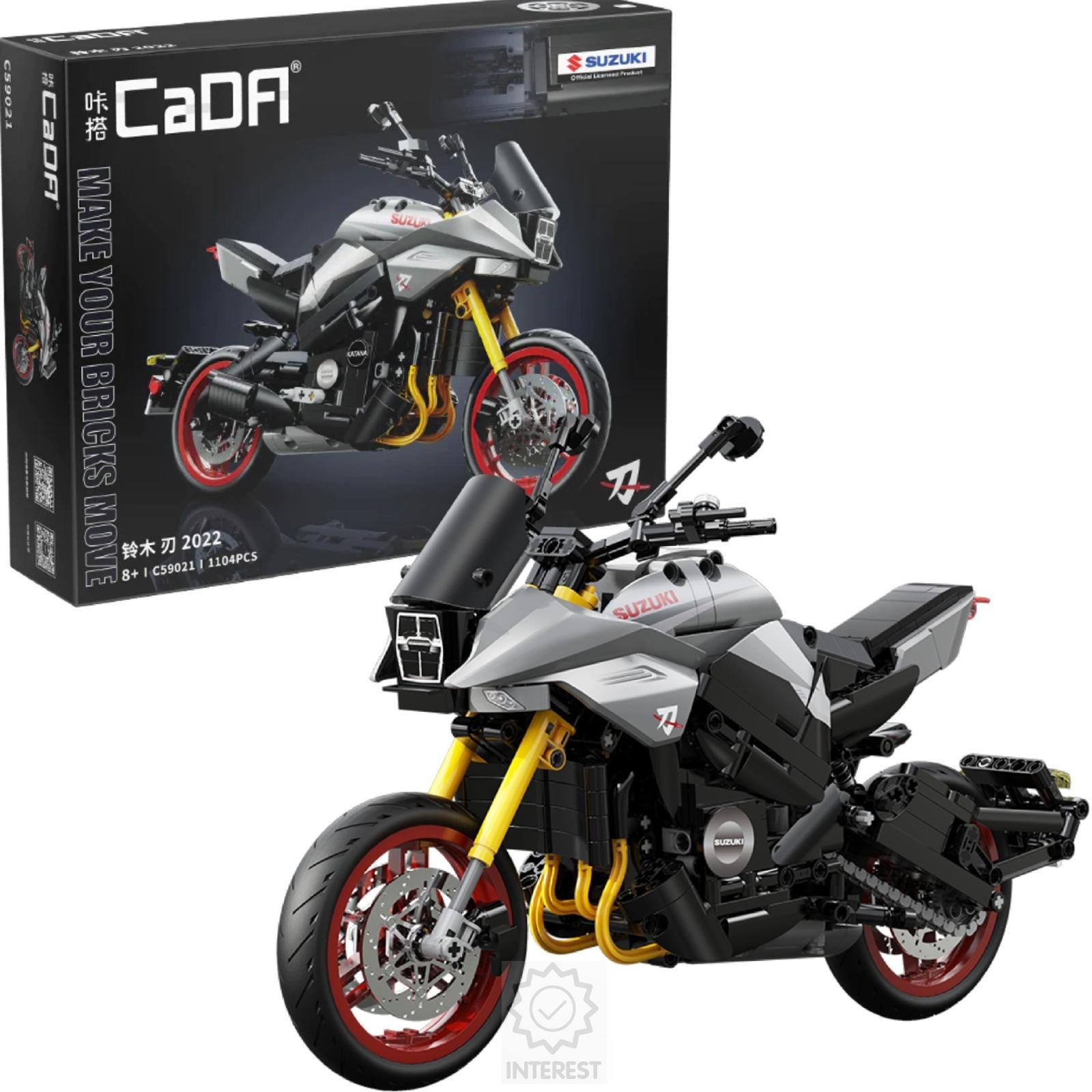 Stavebnice - CaDA Motor Building Blocks Suzuki Katana 1104 dilků.