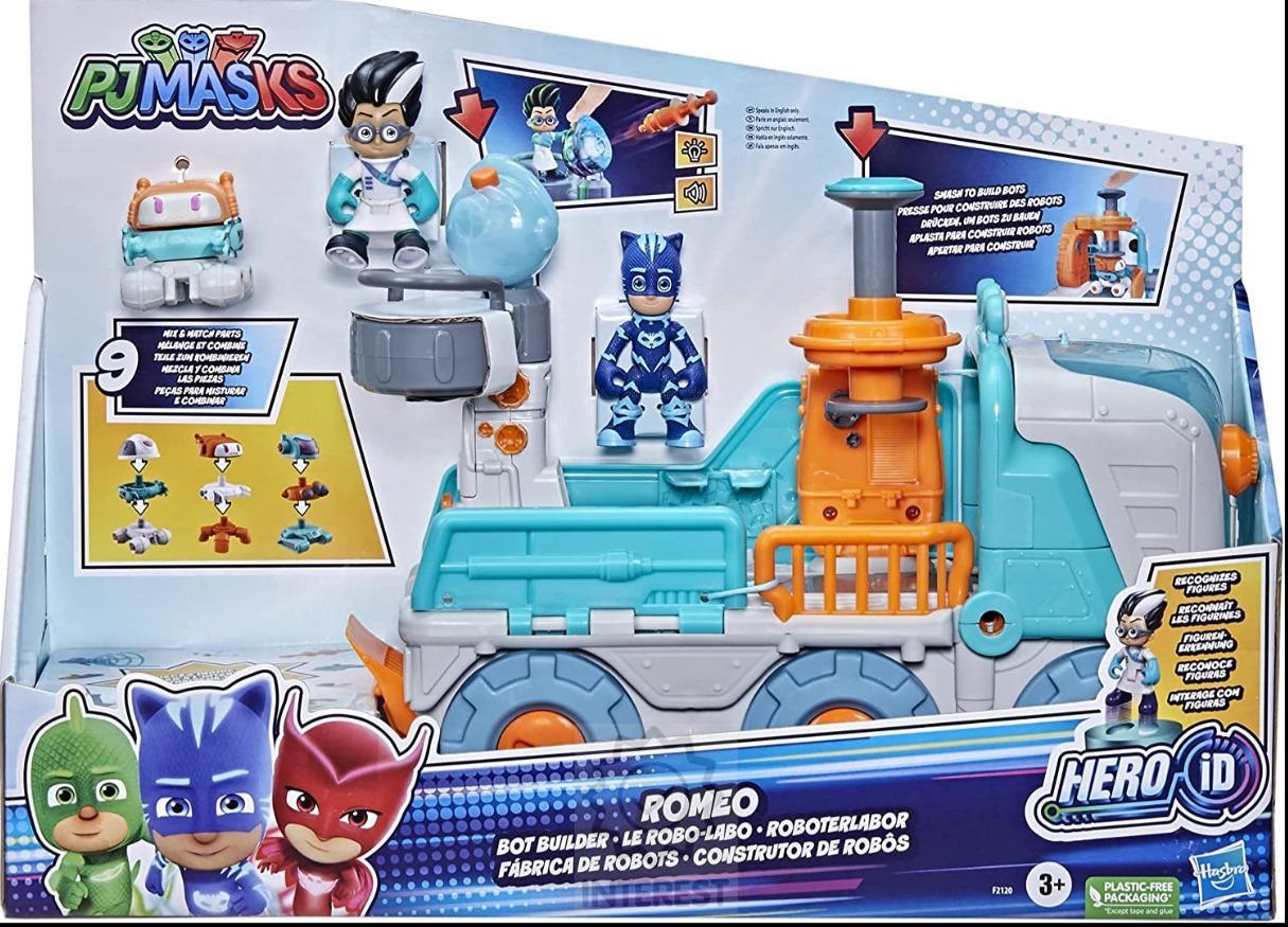 Hračka PJ Masks pro stavitele robotů Romeo, předškolní hračka.