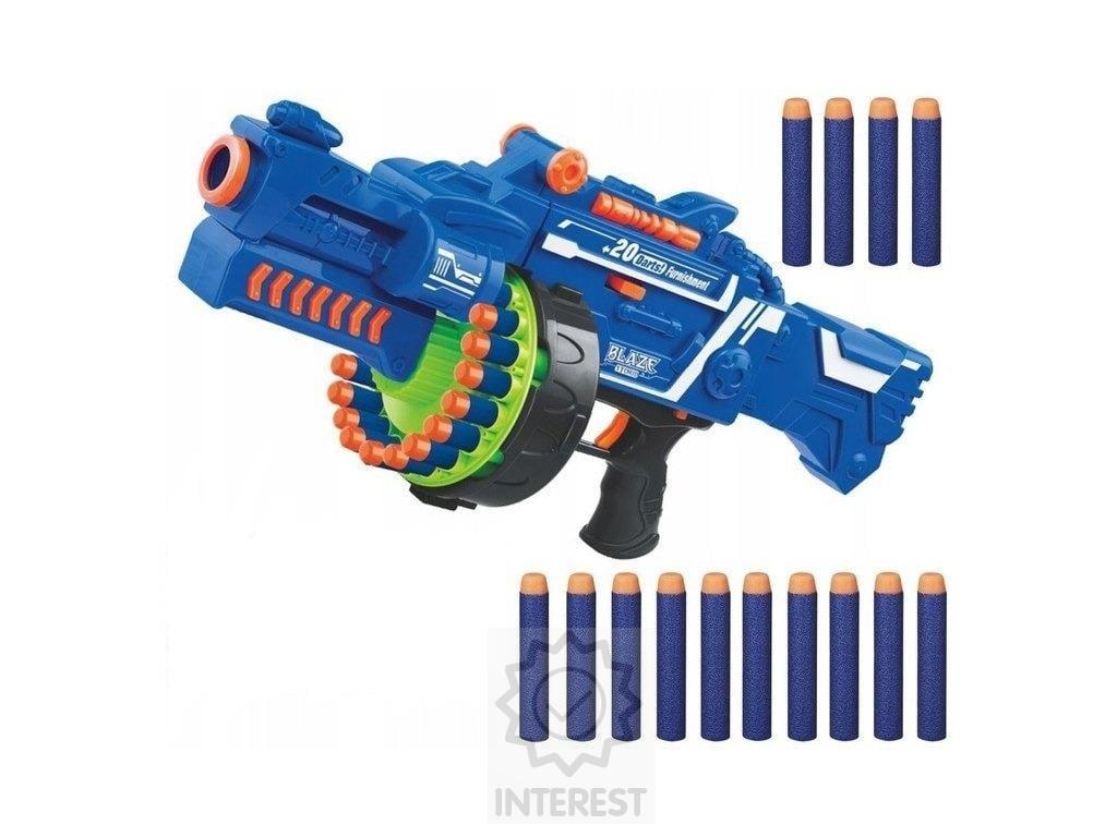 Rotační kulomet "Rotačák" na pěnové náboje pro děti 52 cm - (K119096).