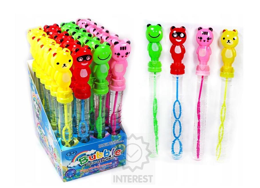 Bublifuk meč se zvířátky 26cm. Mix barev.