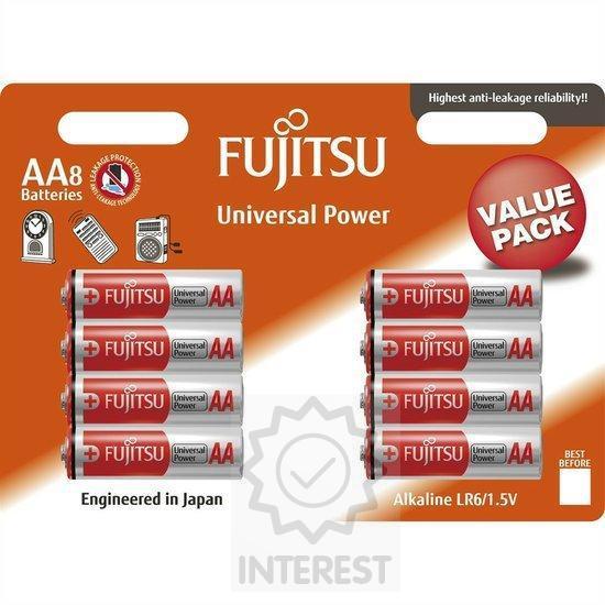 Baterie AA/LR6 FUJITSU Universal Power, blistr - 8 kusů