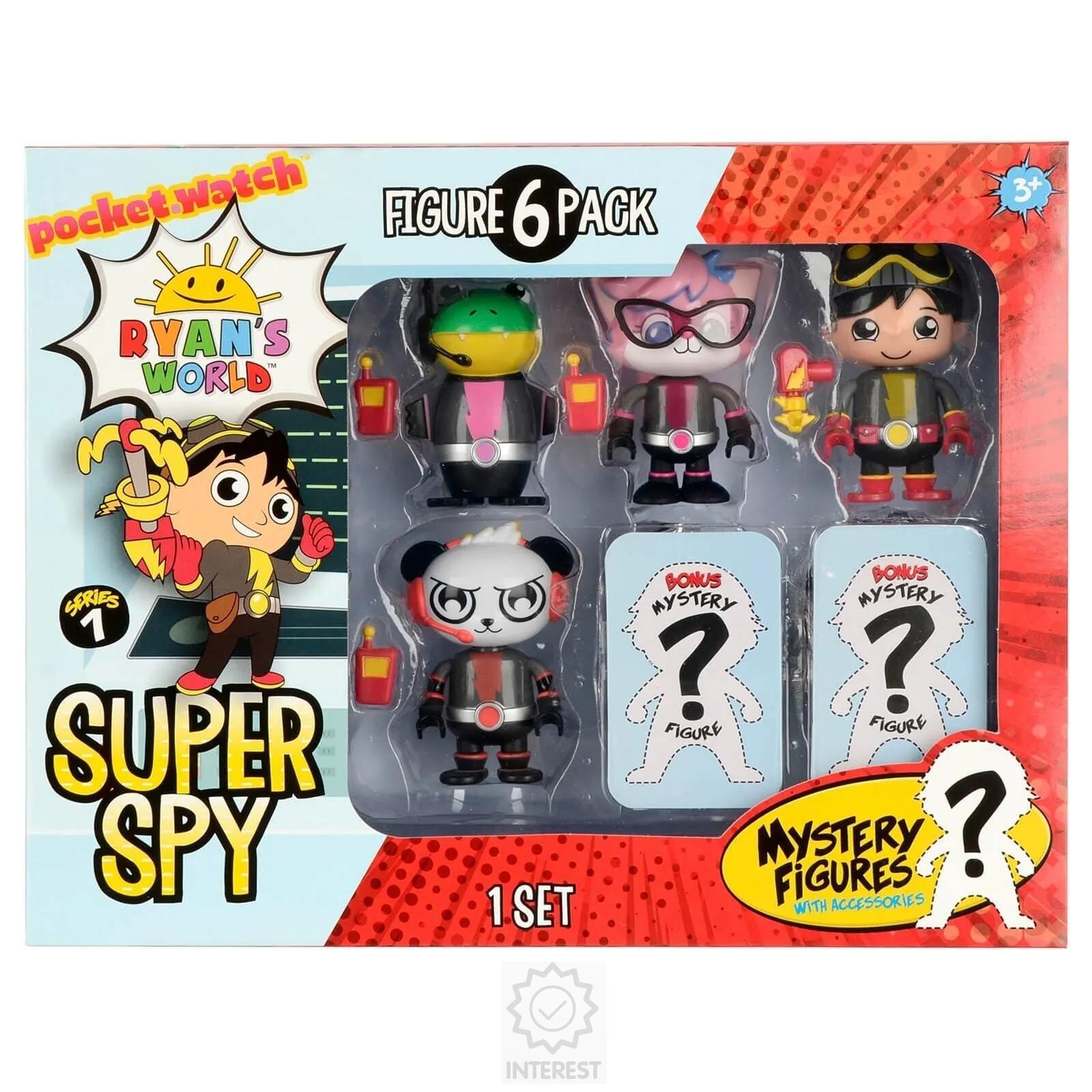 Ryanův Svět – Super špionážní figurky se 2 bonusovými tajemnými agenty