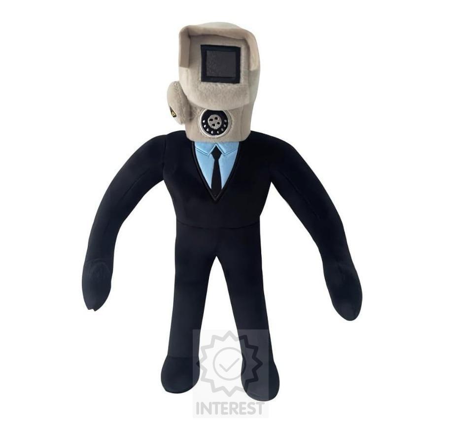 Plyšová hračka Skibidi Toilet Cctv-man 27 cm.