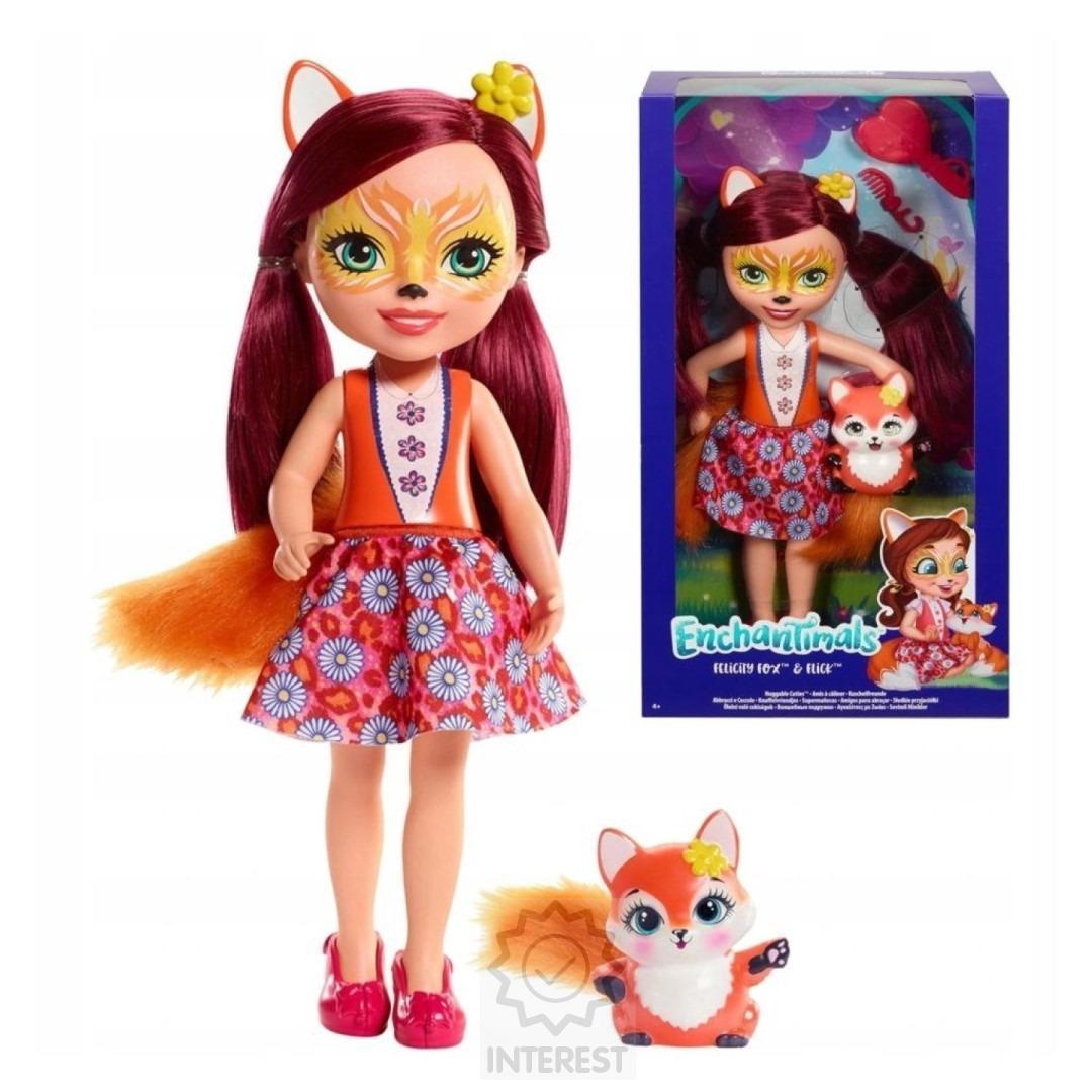 ENCHANTIMALS Panenka se zvířátkem Felicity Fox a Flick 30cm.