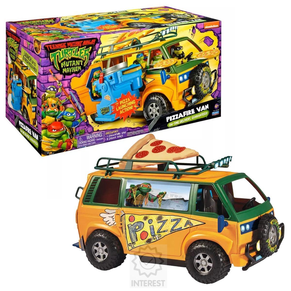 Playmates Toys - Želvy Ninja střílející Pizza dodávka.