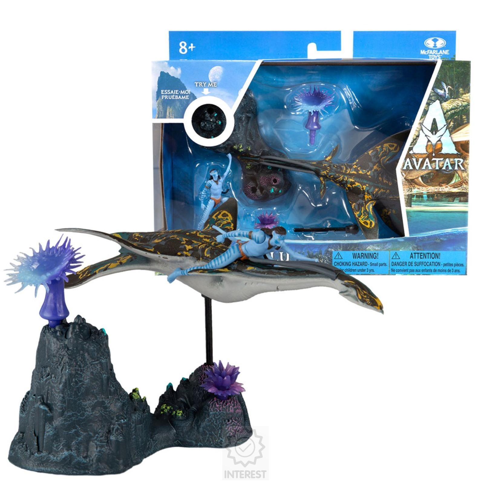 Avatar: The Way of Water Deluxe Medium Akční figurky Neteyam & Ilu.