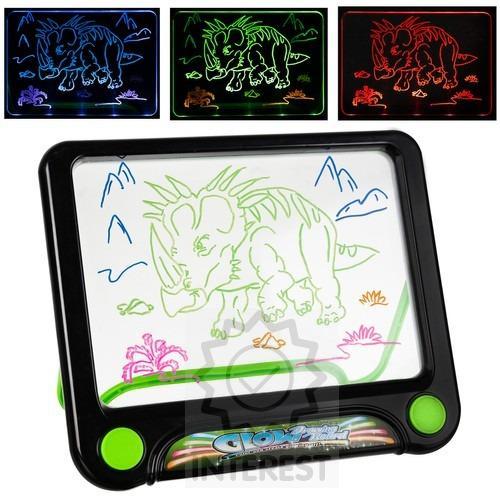Kouzelné kreslení pro děti dinosauři - Grafický tablet 5 led - (134391