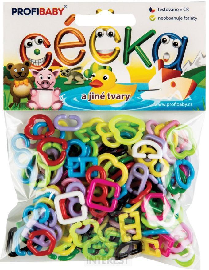 Plastová céčka v sáčku 450ks.