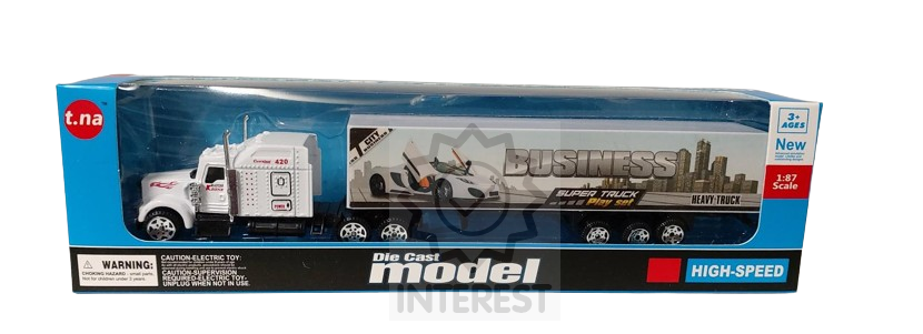 Tahač s návěsem 1:87 - BUSINESS.
