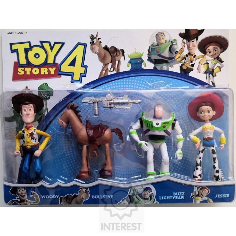 Příběh hraček - Toy Story 4 - Sada 4 ks figurek..