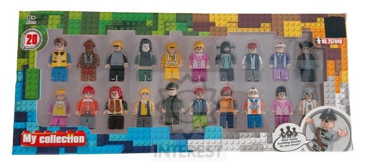 Minecraft figurky Sada 20 figurek pro lego.