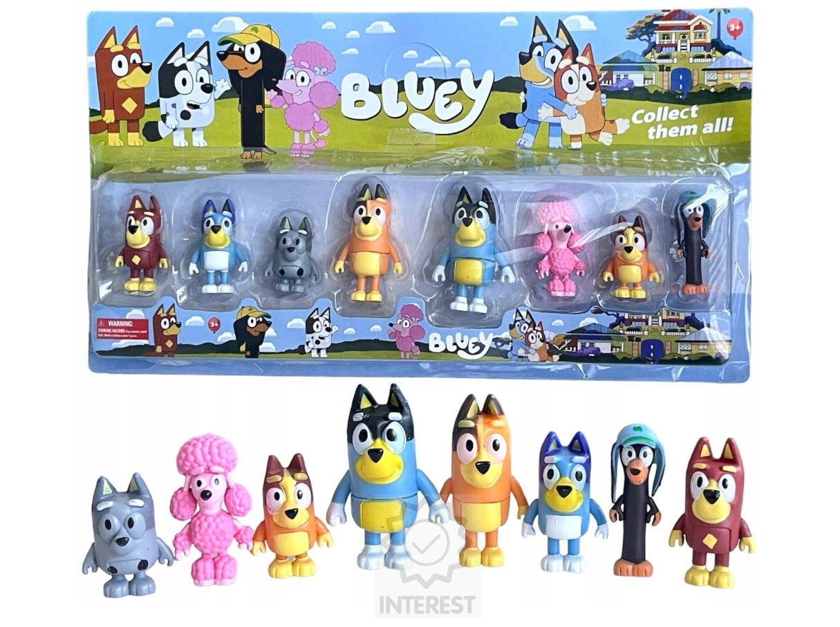 FIGURKY BLUEY A KAMARÁDI 8 KS.