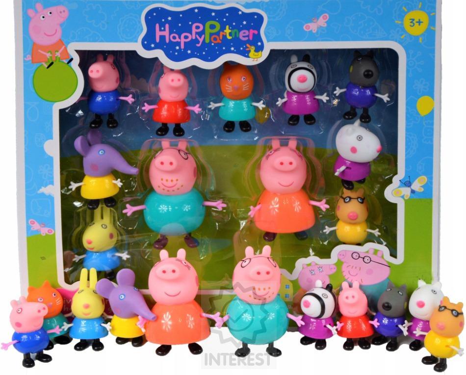 Prasátko Peppa - Sada 11 figurek Pepa Family.