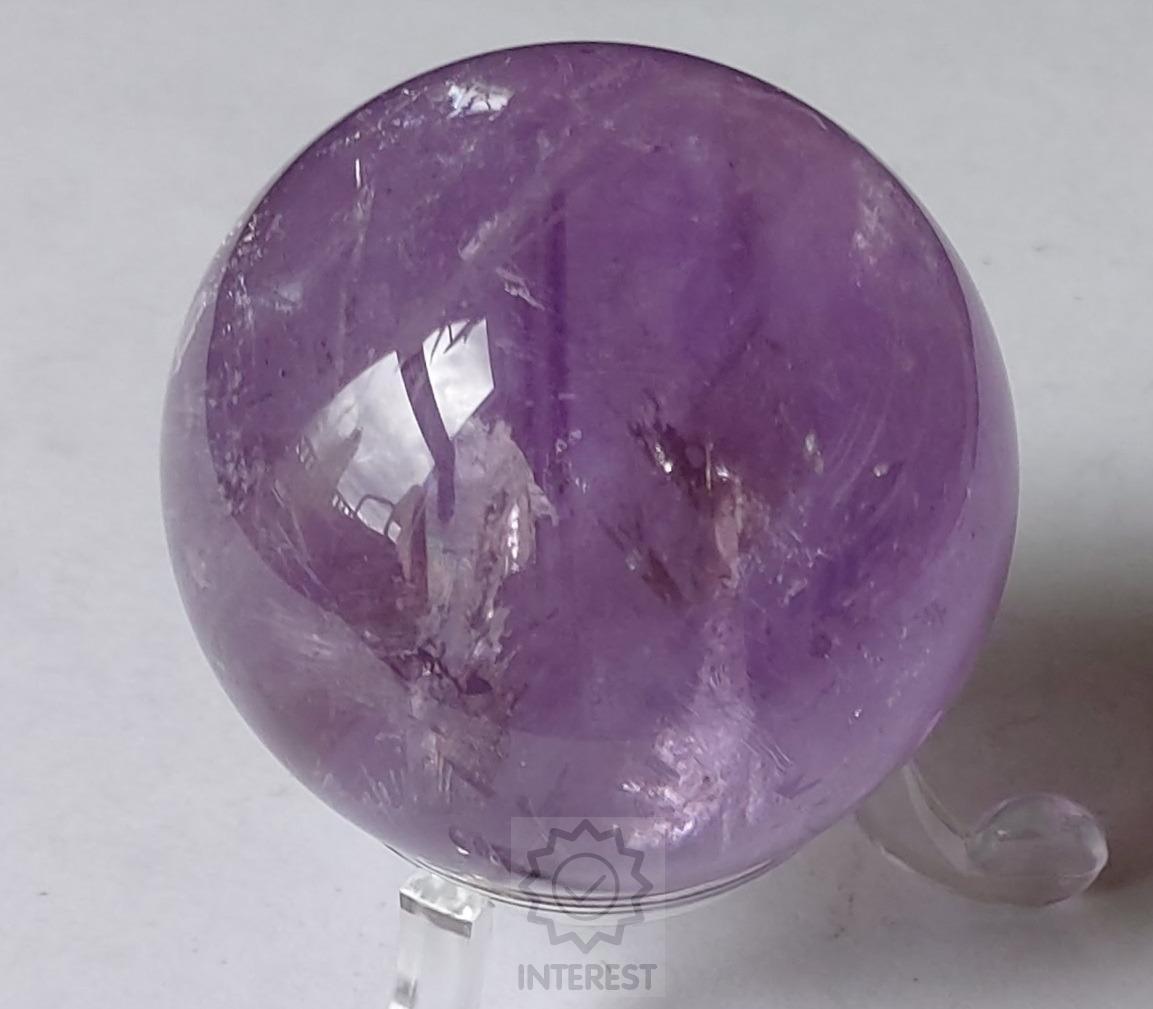 Ametystová koule AAA kvalita 124,30gr - (č.67).