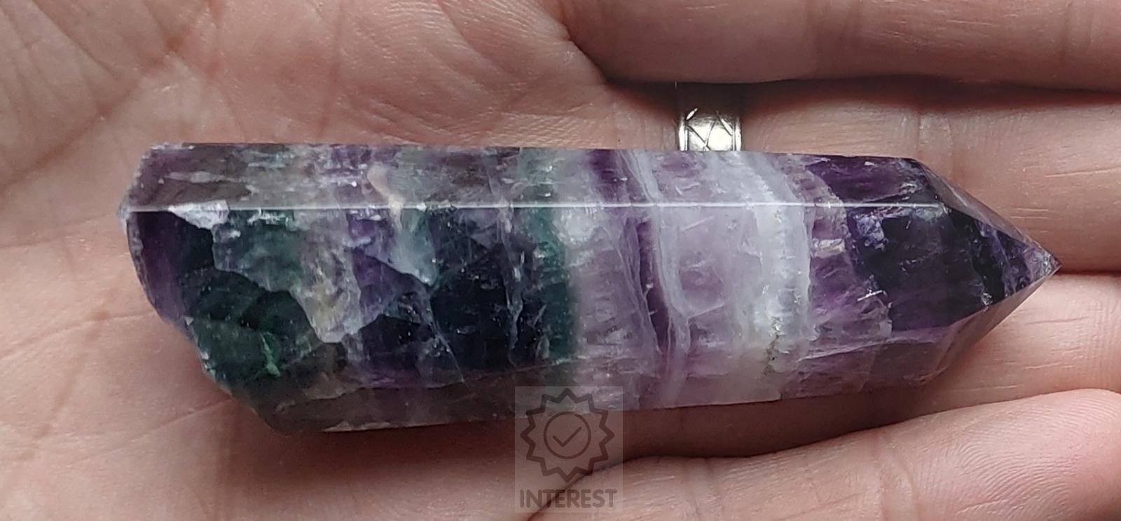 Fluorit broušená špice 69,65gr.