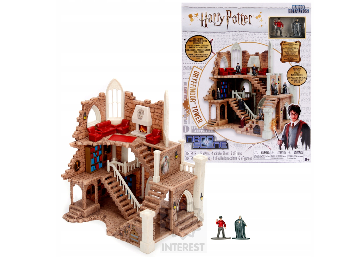 Harry Potter věž Nebelvír + příslušenství + figurky - (K72016).