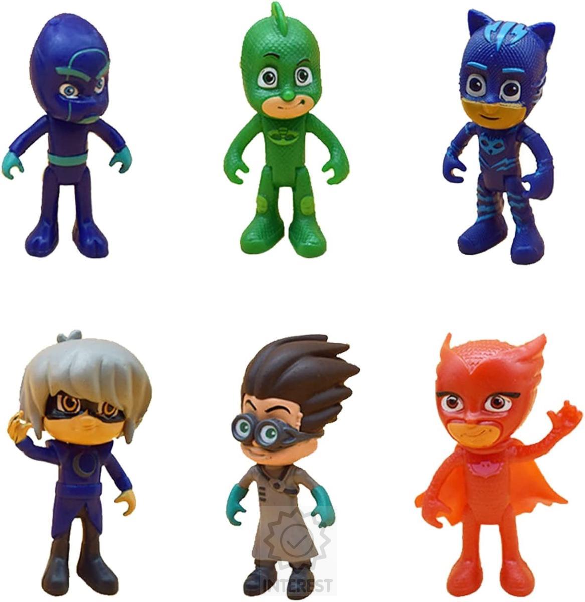 PJ Masks - Sada 6 ks figurek 7 až 9 cm - (K134521)