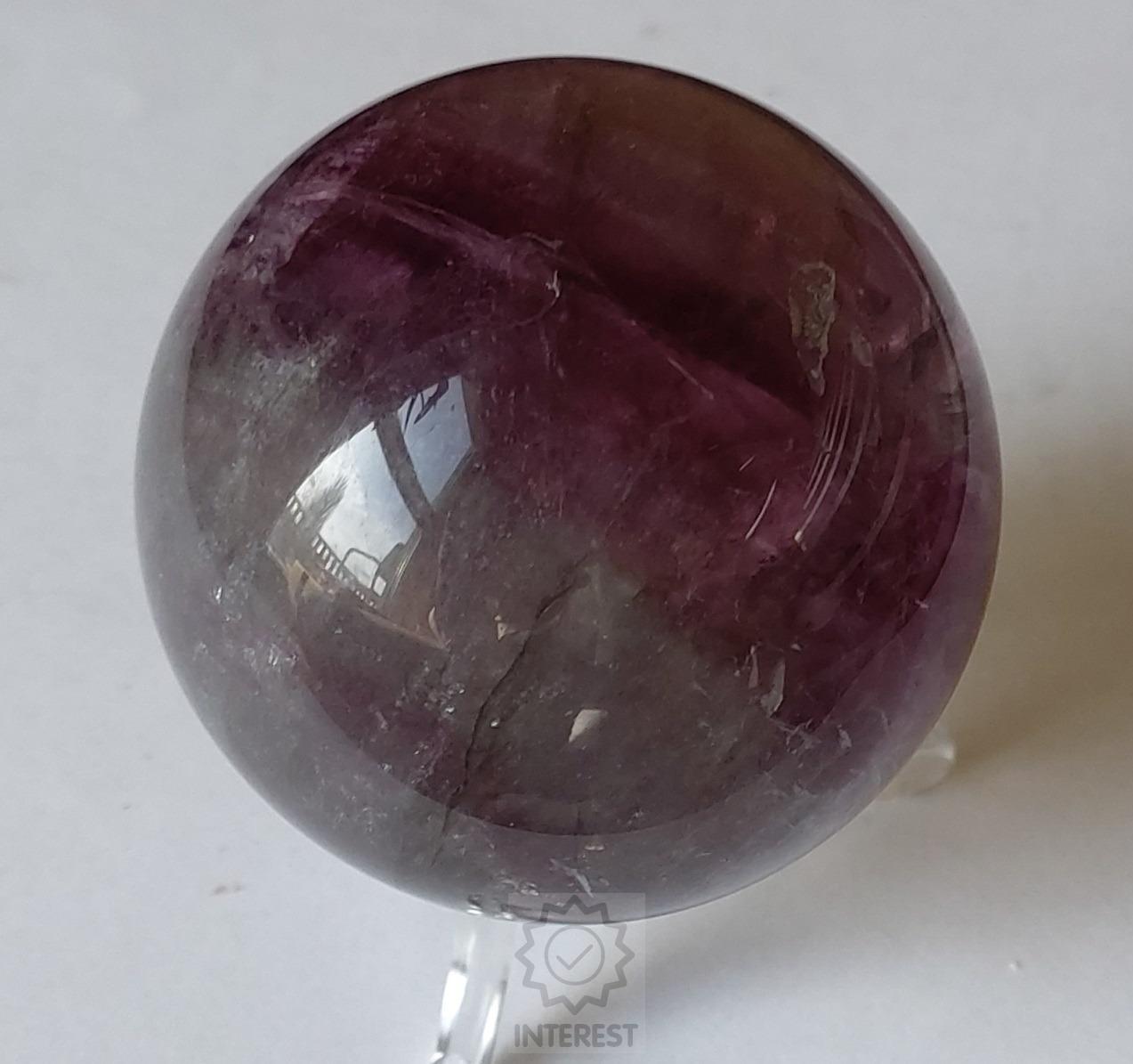 Fluorit duhový koule 304gr - (č.24)