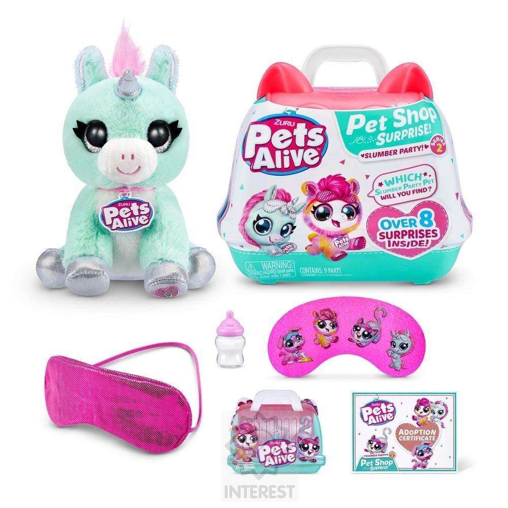 ZURU - Pets Alive (elektronická plyšová hračka) mluvící mazlíček..