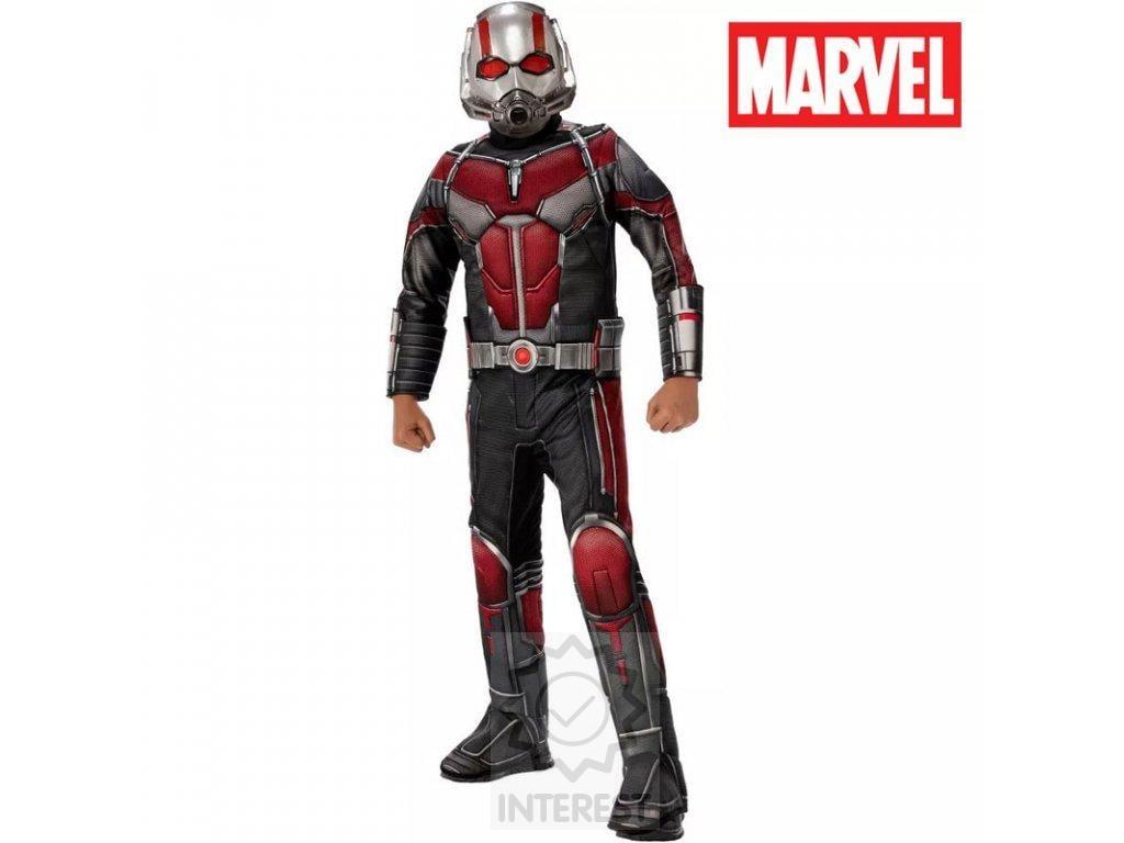 Dětský kostým Ant-Man 5-7 let - prasklá maska.