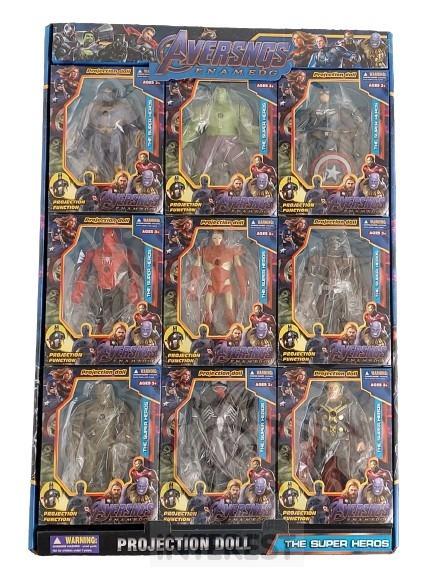 Avengers - Velká sada 9 figurek superhrdinů.