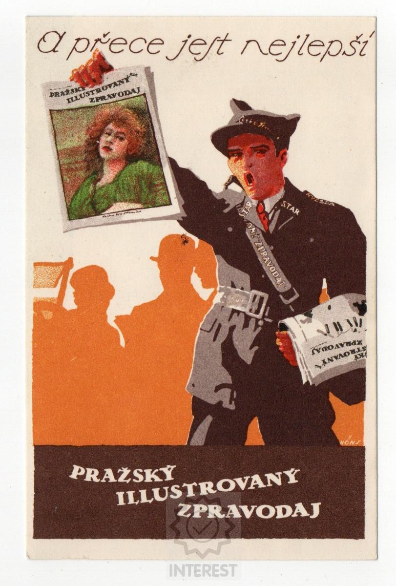 Pohlednice - Pražský illustrovaný zpravodaj. (č.8)