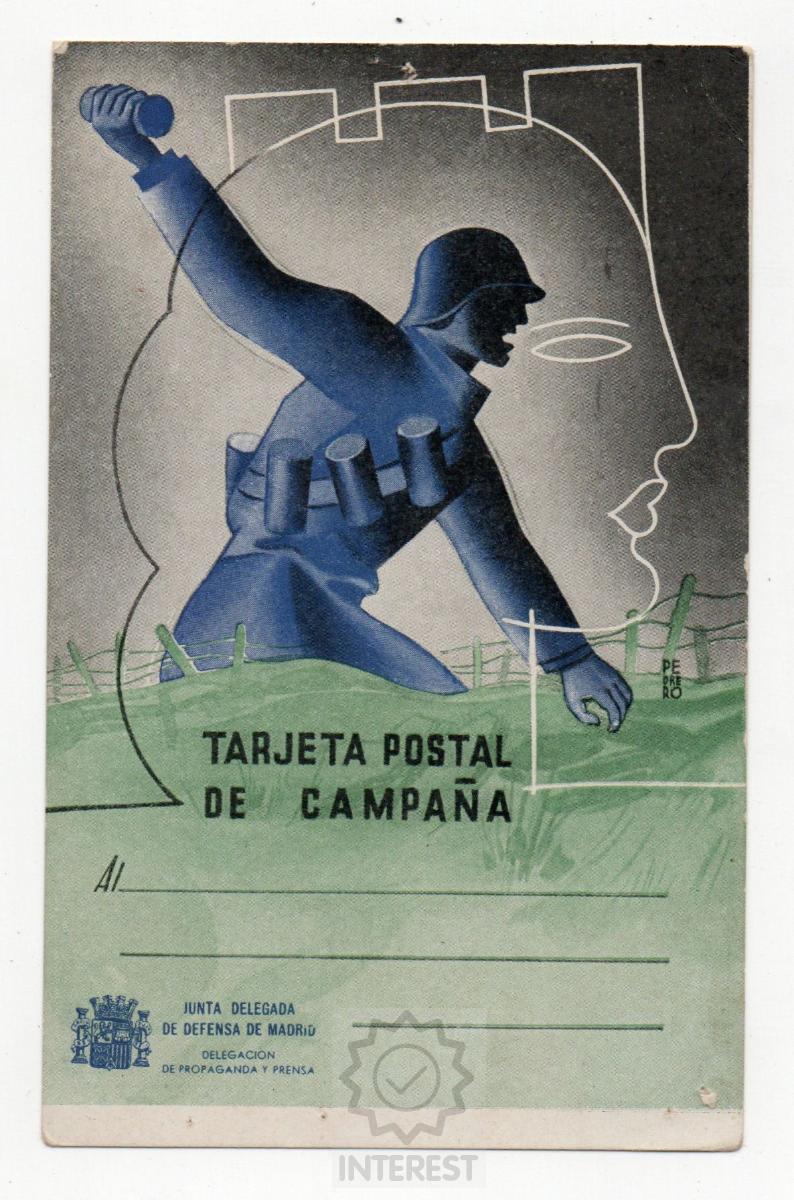 Pohlednice - MADRID DELEGOVANÁ OBRANNÁ RADA. (č.8).