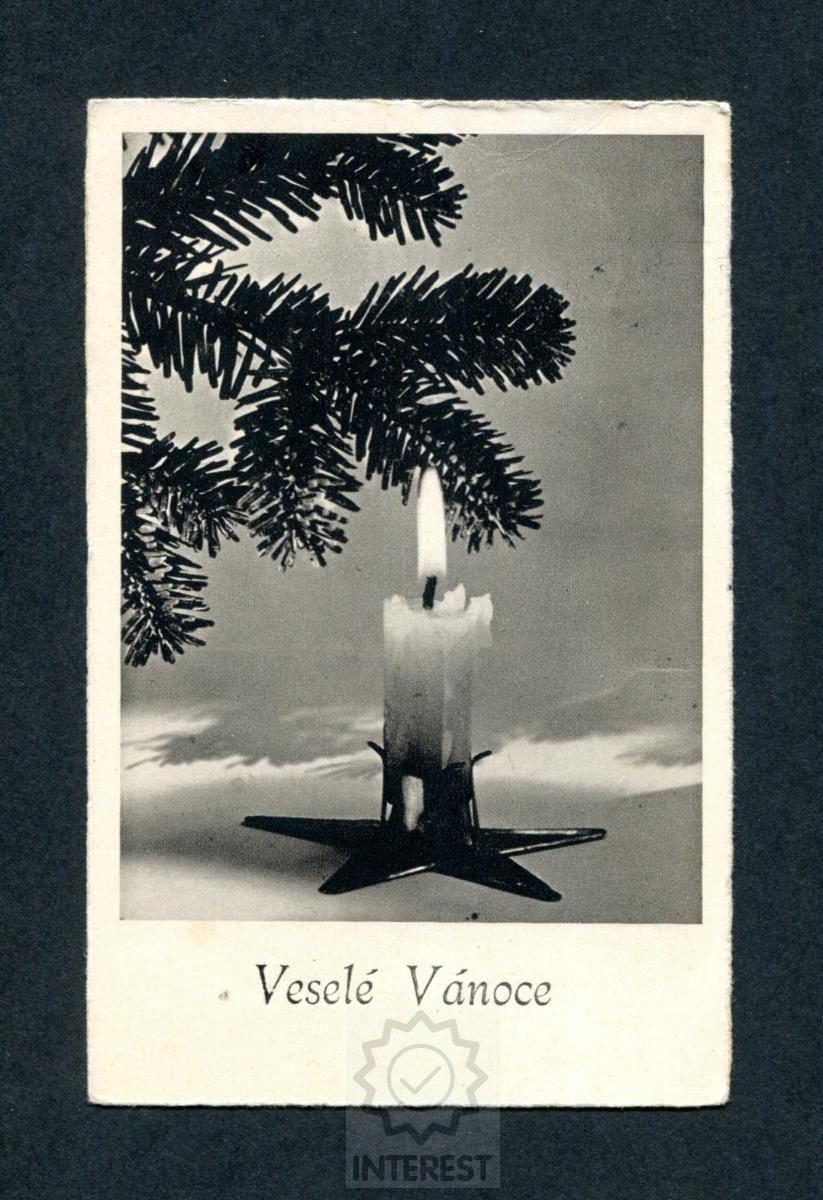 Pohlednice - Veselé vánoce..