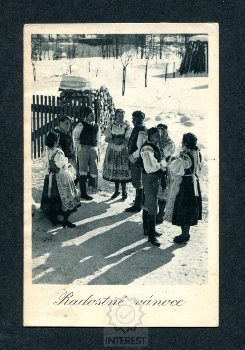  Pohlednice - Veselé vánoce.