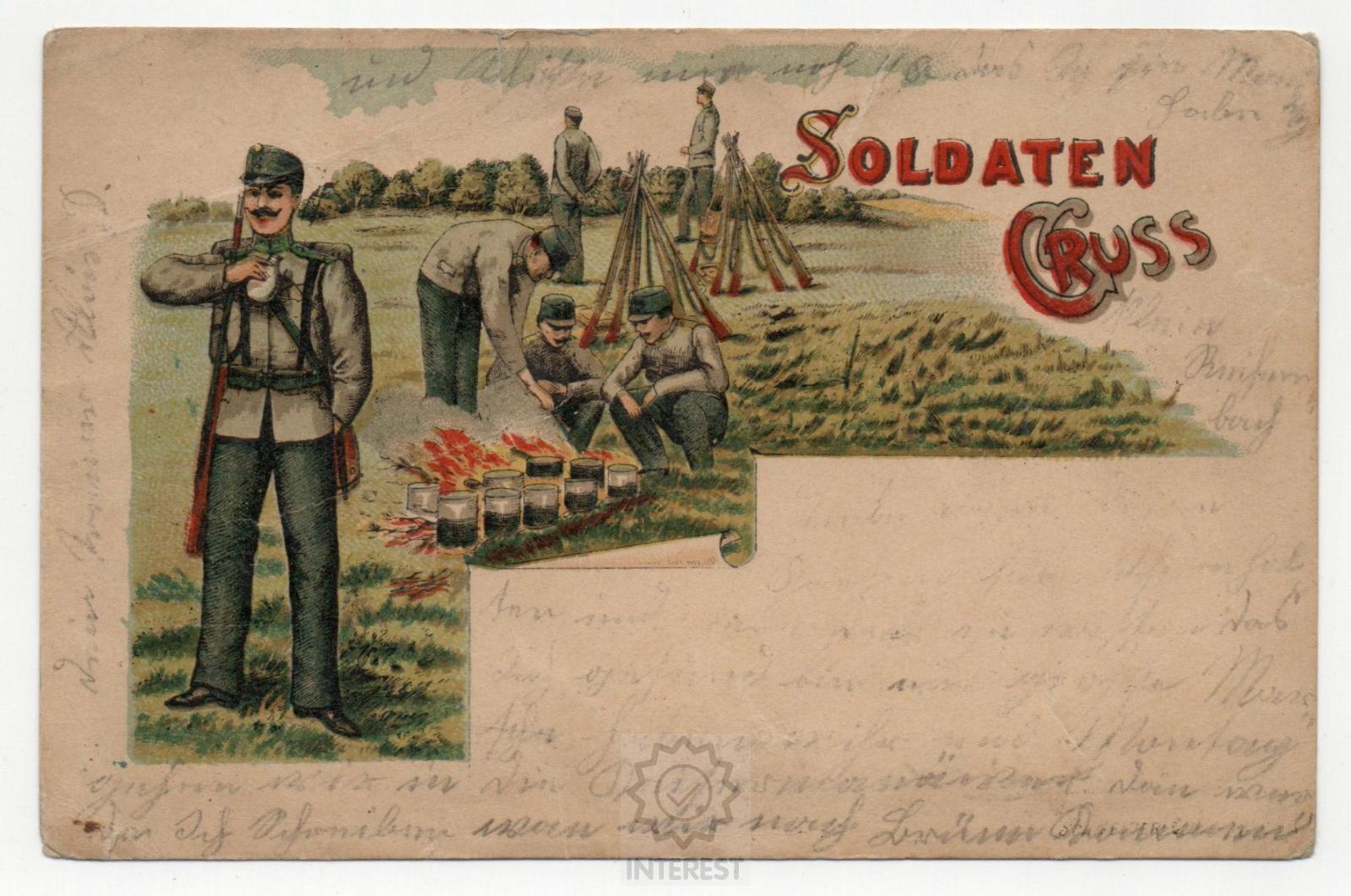 Pohlednice - VOJÁCI USS. (č.8)