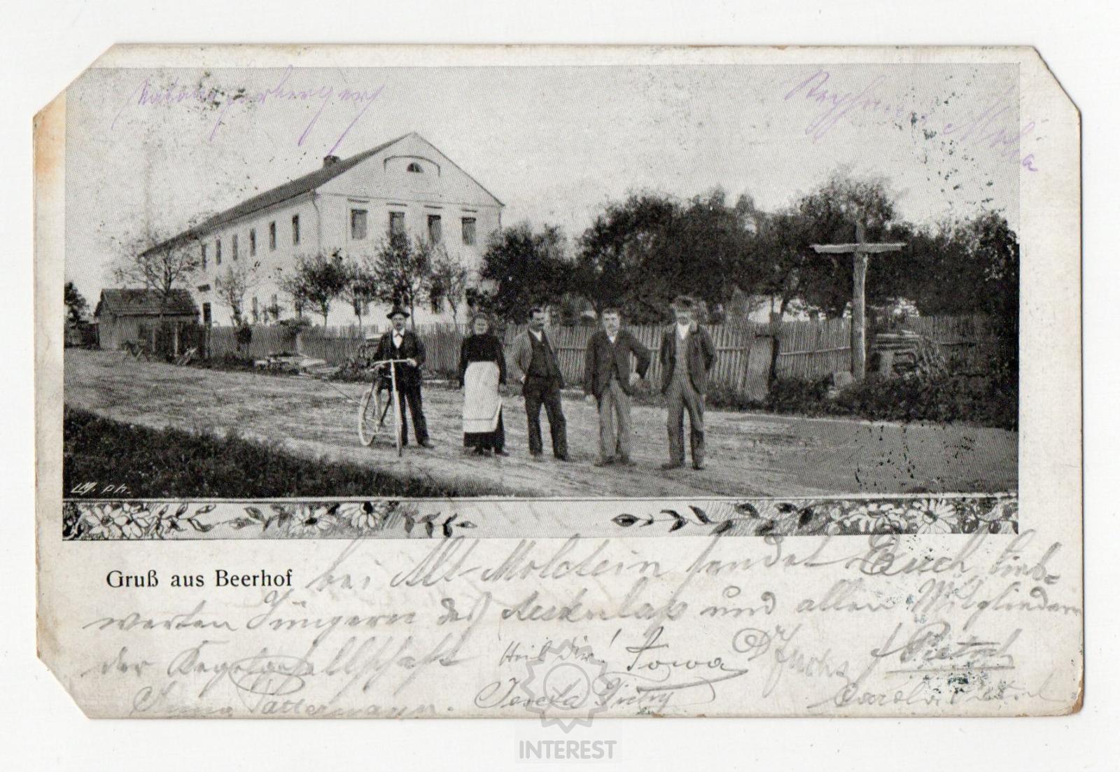 Pohlednice - Grub aus Beerhof. (č.8)