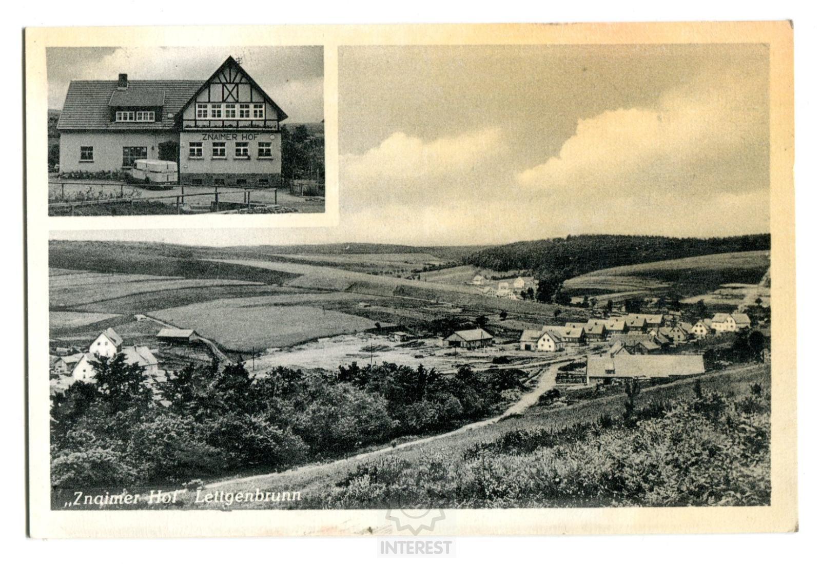 Pohlednice - Wilh. Wollinger Lettgenbrunn/Spessart.